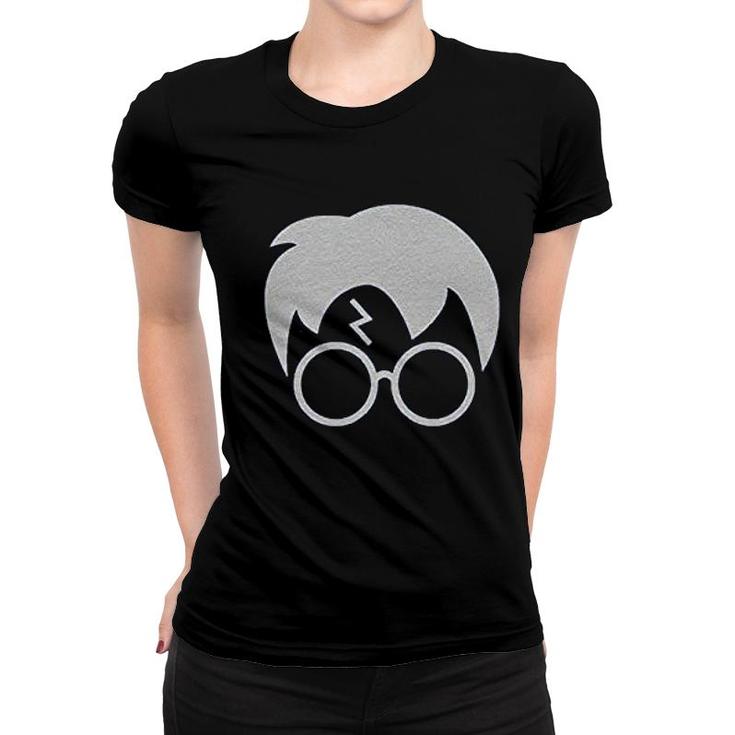 Harry Glasses Lightning Bolt Hair Youth Women T-shirt