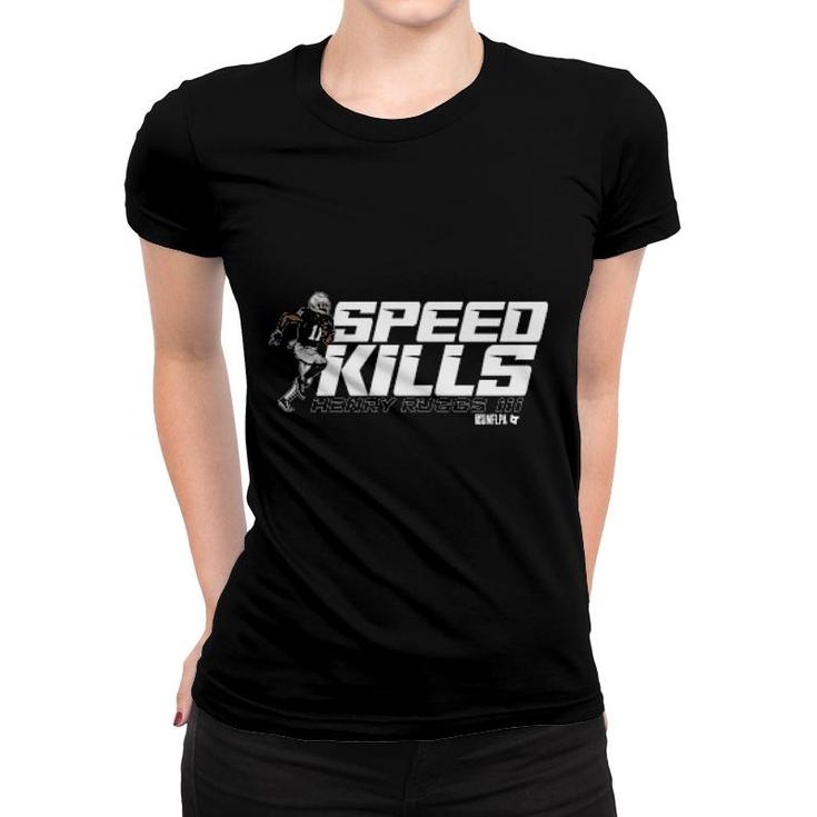 Henry Ruggs Speed Kills  Review Women T-shirt