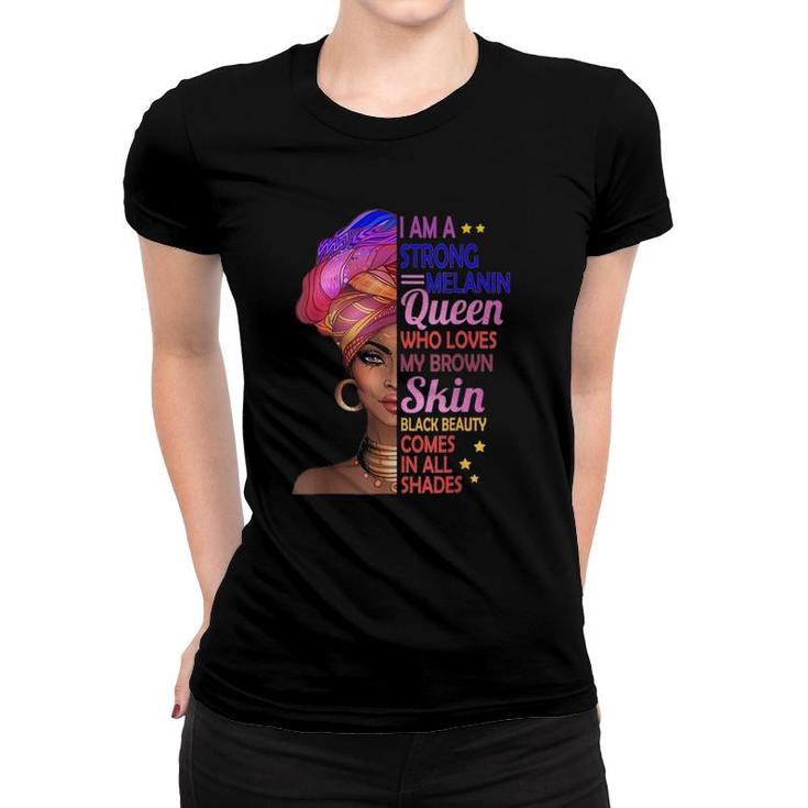 Strong Melanin Queen Afrocentric Beauty Shades T-Shirt Strong Melanin Queen Afrocentric Beauty Shades T-Shirt