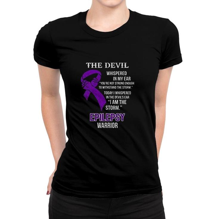 I Am The Storm Support Epilepsy Women T-shirt