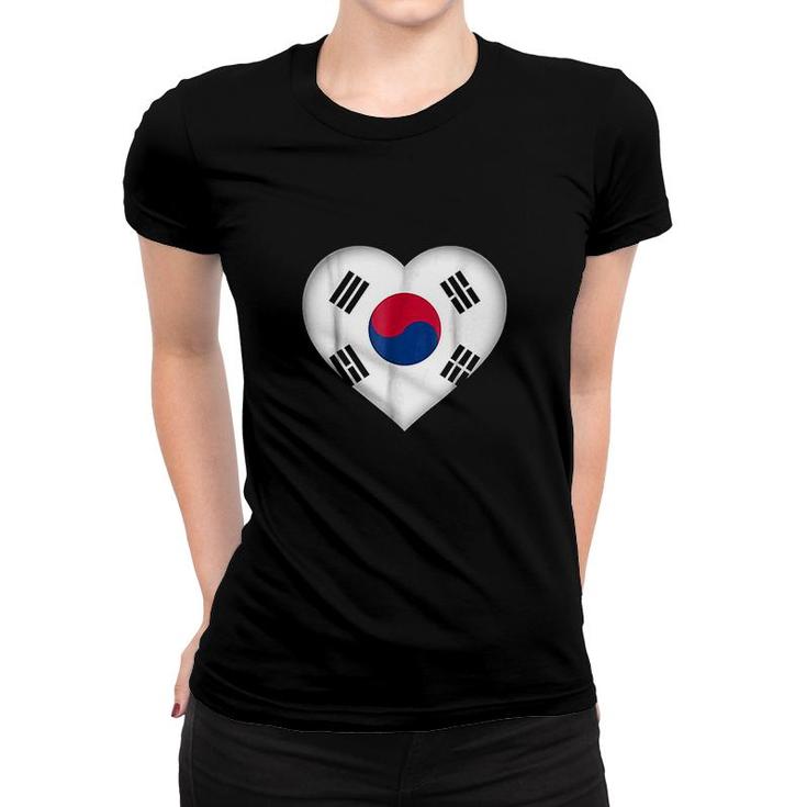 I Love South Korea Women T-shirt
