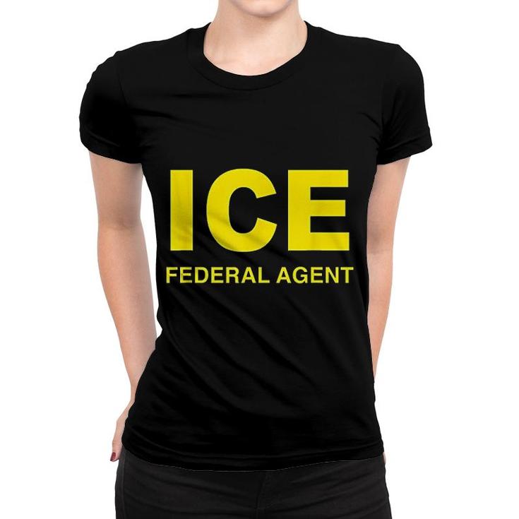 Ice Federal Agent Us Border Patrol Costume Women T-shirt