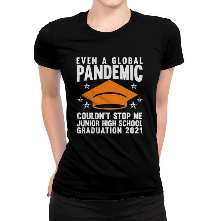 Junior High School Graduation 2021 Degree Graduate Women T-shirt