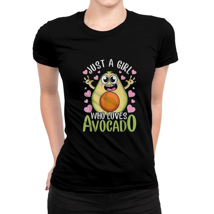 Just A Girl Who Loves Avocado Women T-shirt