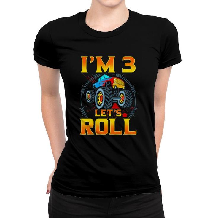 3rd birthday monster truck shirt