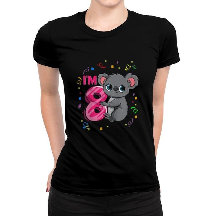 Koala Bear 8 Years Old Women T-shirt