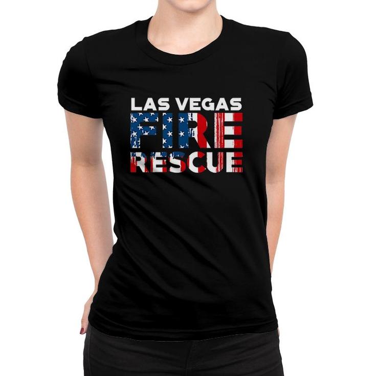 Las Vegas Nevada Fire Rescue Department Firefighters Women T-shirt