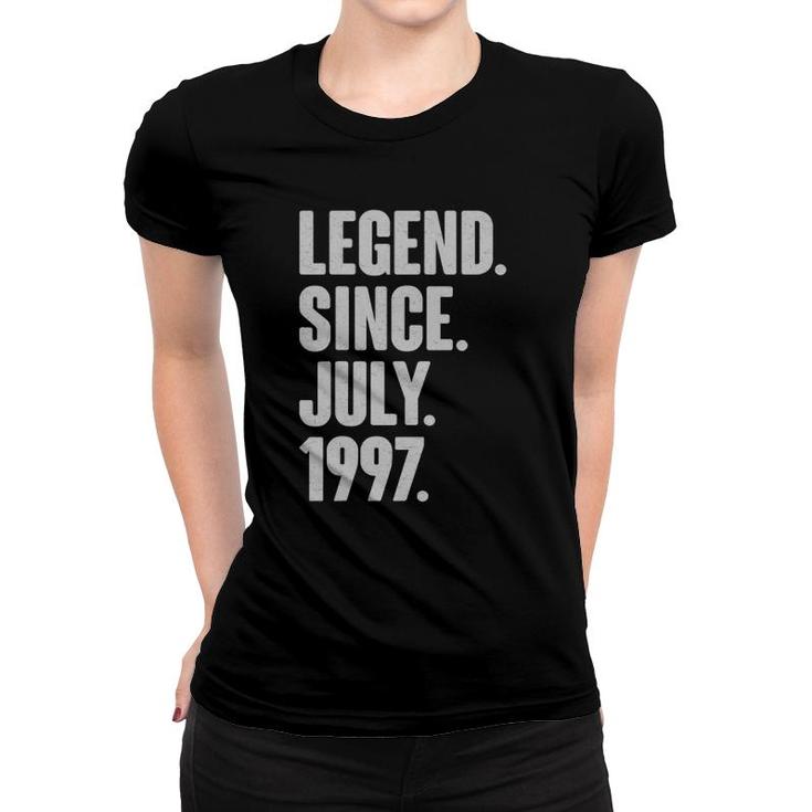 Legend Since July 1997 Birthday Gift For 25 Years Old Man Women T-shirt