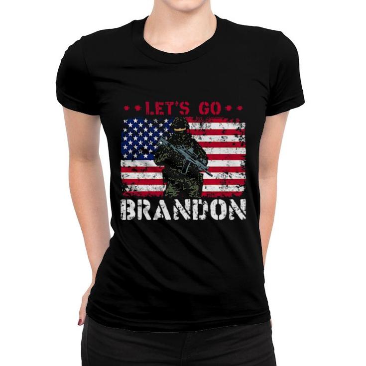 Let's Go Brandon - Soldier Women T-shirt