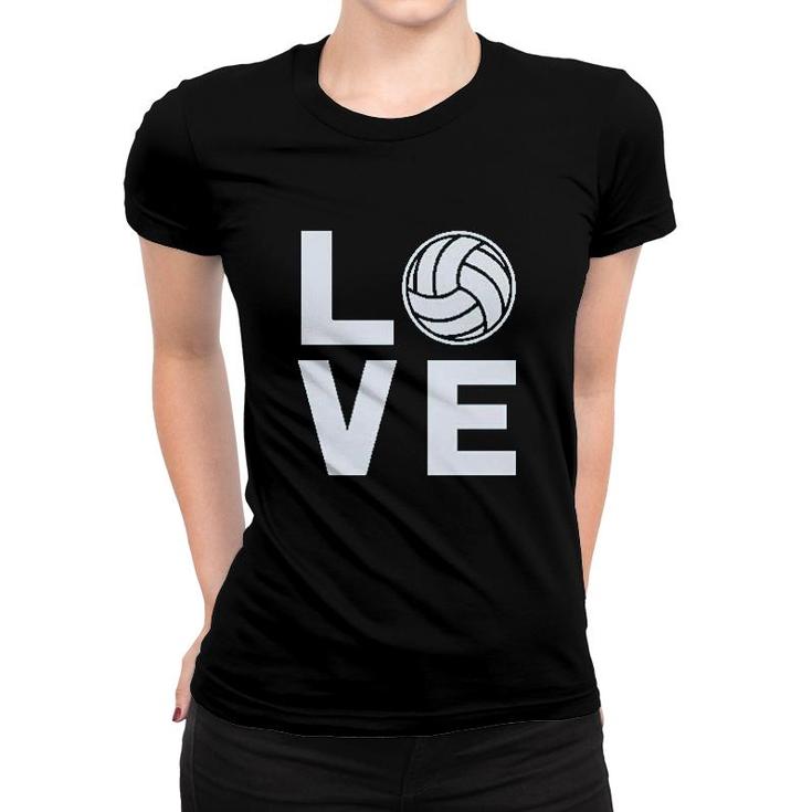 Love Volleyball Gift For Volleyball Fans Women T-shirt