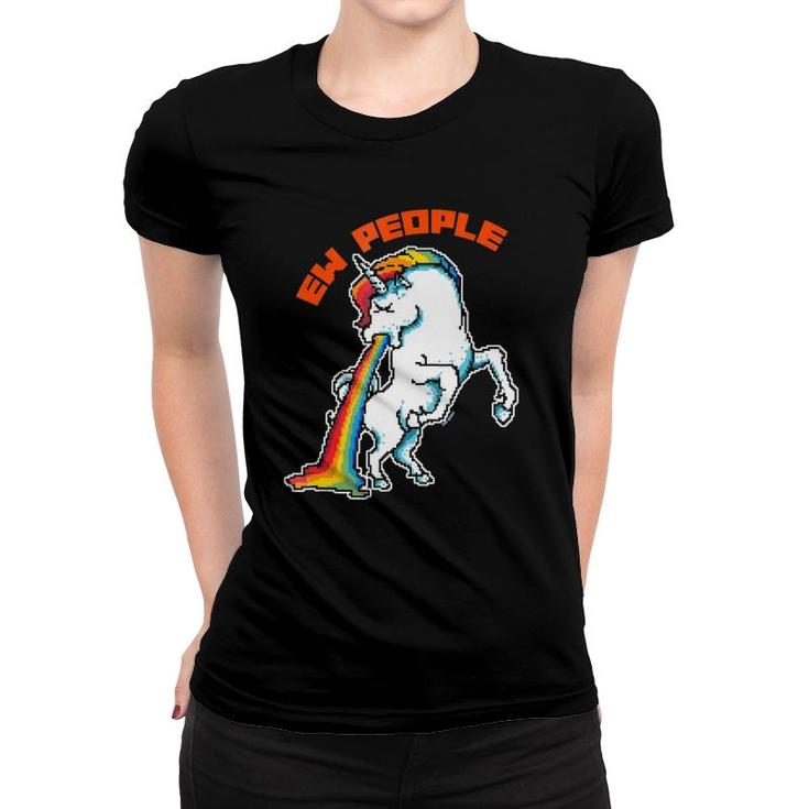 Magical Unicorn Themed Ew People Women T-shirt