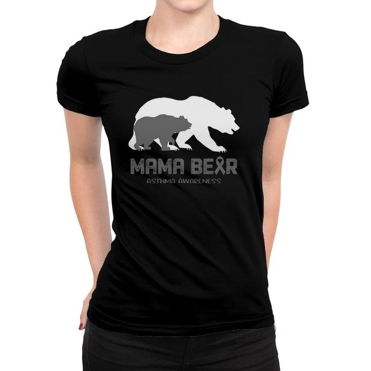 Mama Bear Asthma Awareness  For Women Men Women T-shirt