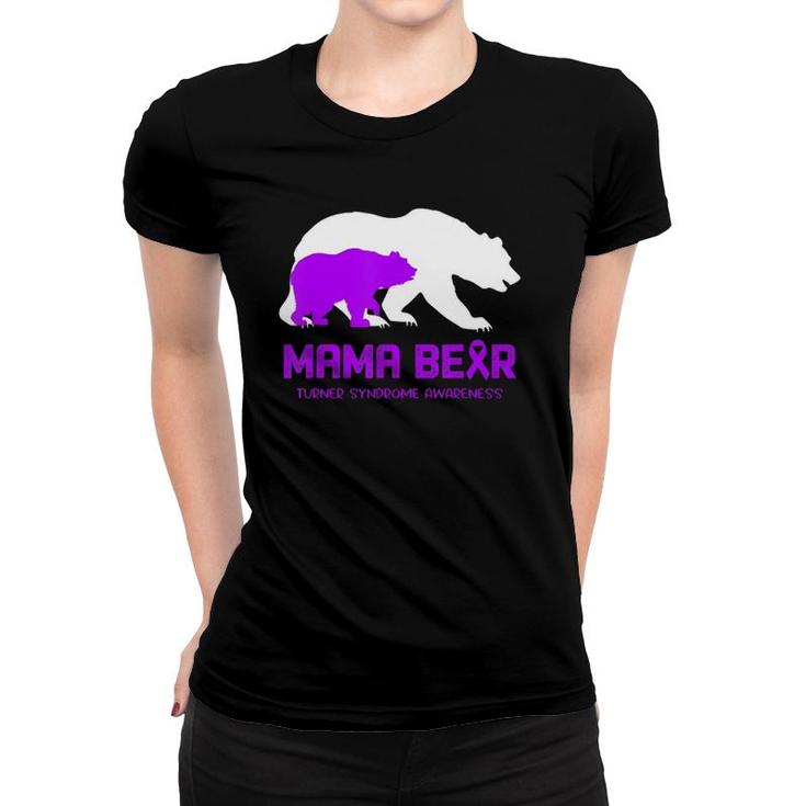 Mama Bear Turner Syndrome Awareness  For Women Men Women T-shirt