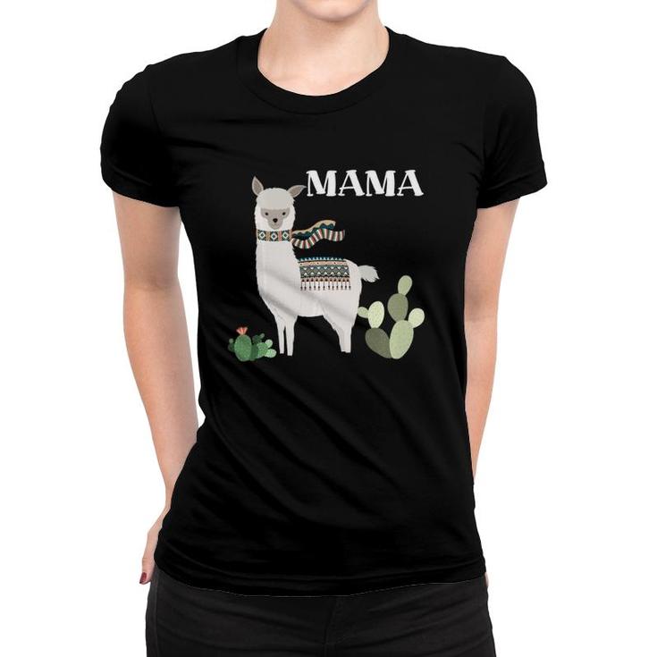 Mama Llama Alpaca Women T-shirt