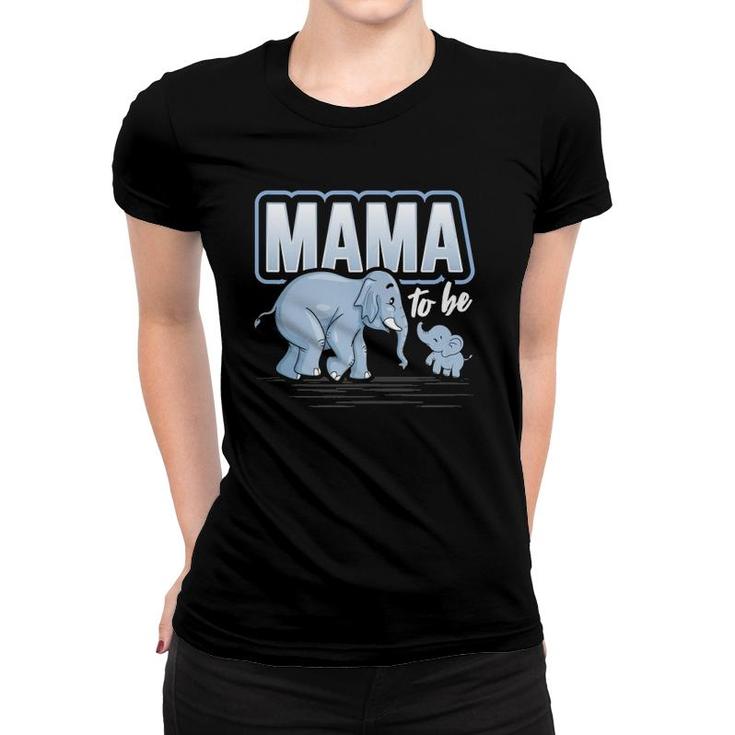 Mama To Be Elephant Baby Shower Pregnancy Gift Soon To Be  Women T-shirt