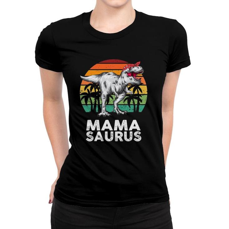 Mamasaurus Funnyrex Dinosaur Mama Saurus Family Matching Women T-shirt
