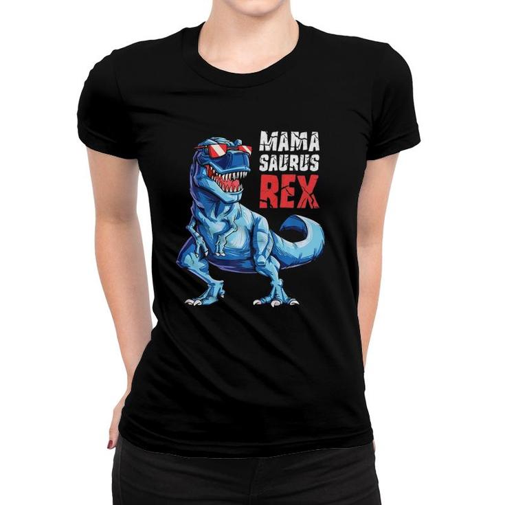Mamasaurusrex Dinosaur Funny Mama Saurus Mother's Family Women T-shirt