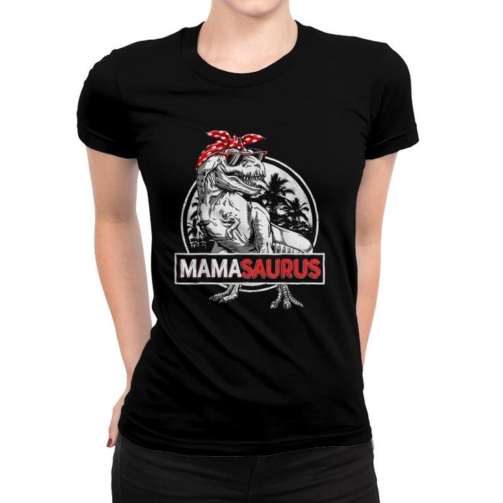 Mamasaurusrex Dinosaur Funny Mama Saurus Women T-shirt