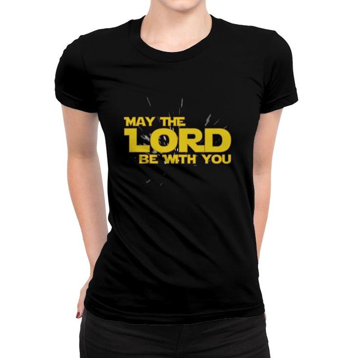 May The Lord Be With You Pastor Gift Christian Faith Women T-shirt