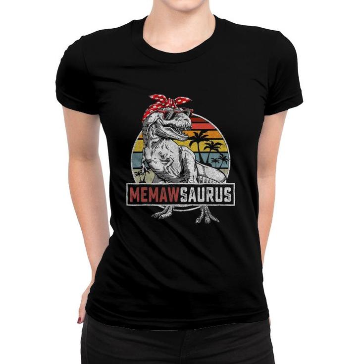 Memawsaurusrex Dinosaur Memaw Saurus Family Matching Women T-shirt
