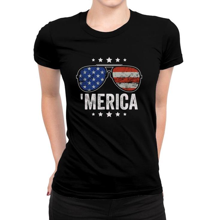 Men 4Th July American Flag Funny Boys Patriotic Fourth Women T-shirt