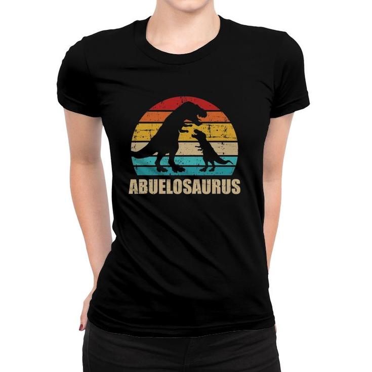 Mens Abuelosaurus Vintage Retro Para Abuelo Women T-shirt
