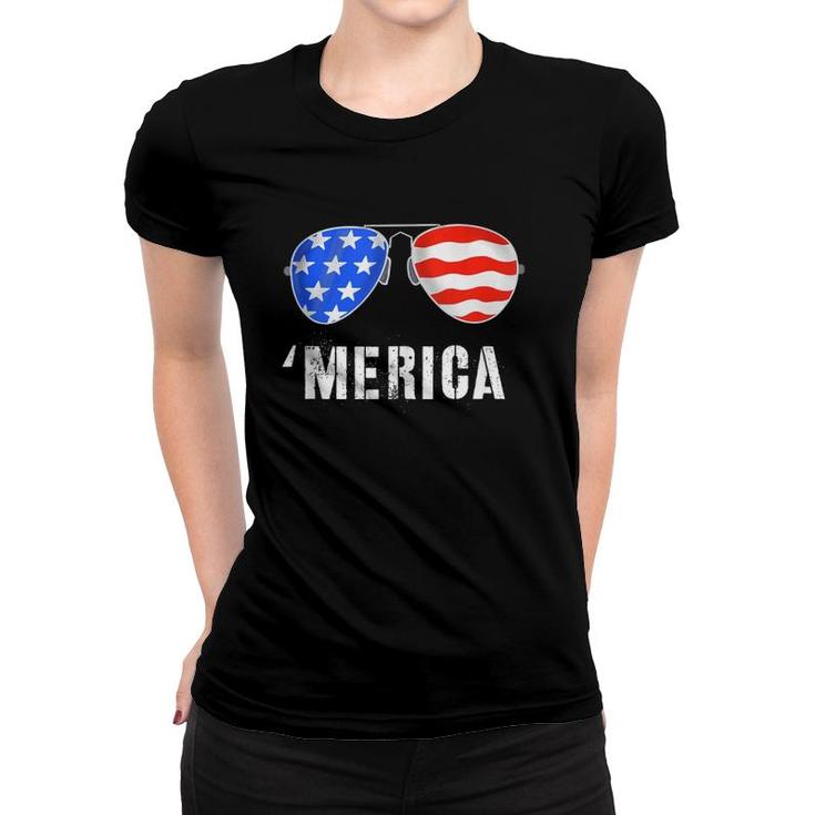 Merica Outfit- Mens Womens Kids 4Th Of July Merica Women T-shirt