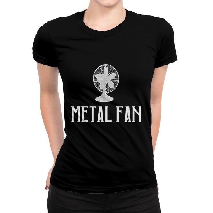 Metal Fan Funny Electric Fan Women T-shirt