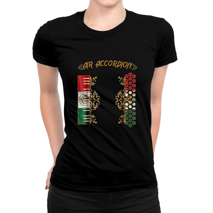Mexican Air Accordion Summer Vacation Women T-shirt
