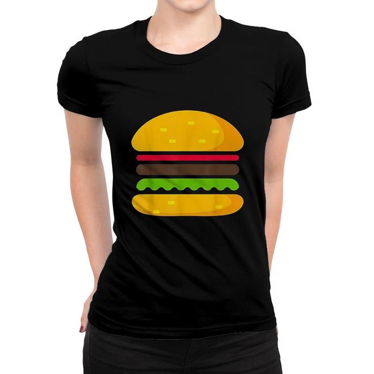 Minimalist Hamburger Women T-shirt
