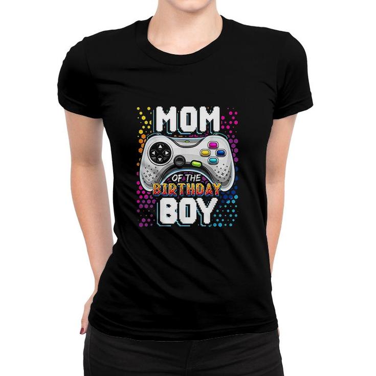 Mom Boy Matching Video Gamer Birthday Party Mothers Day Women T-shirt