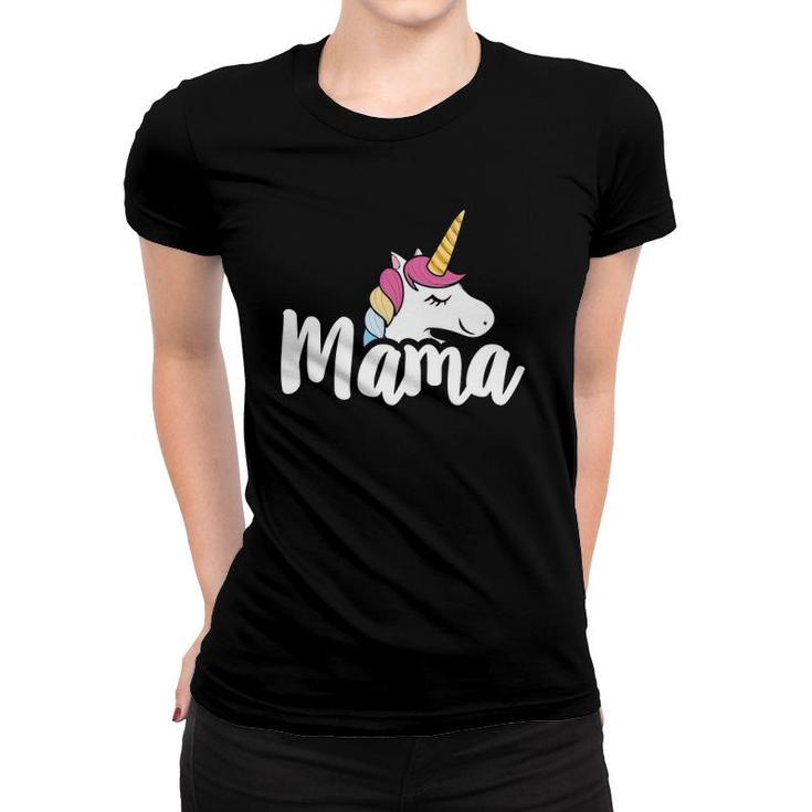 Mom Life S Mama Tees Unicorn Horse Women Grandma Gifts Women T-shirt