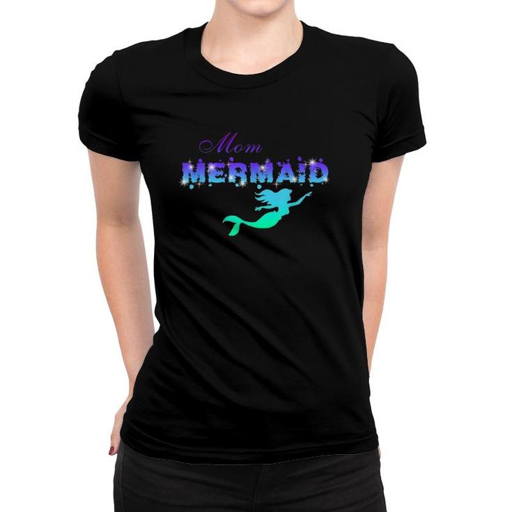 Mom Mermaid Mother Mum Team Squad Women T-shirt