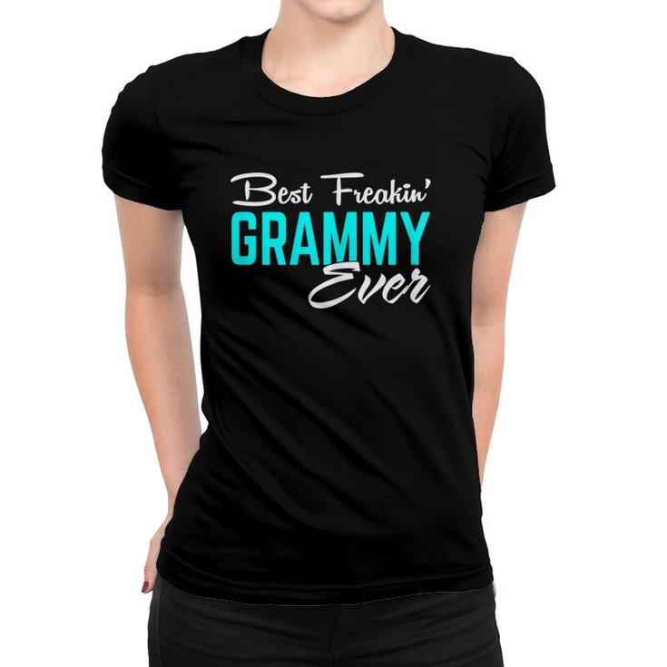 Mothers Day Gift For Women Girl Best Freakin' Grammy Ever Women T-shirt