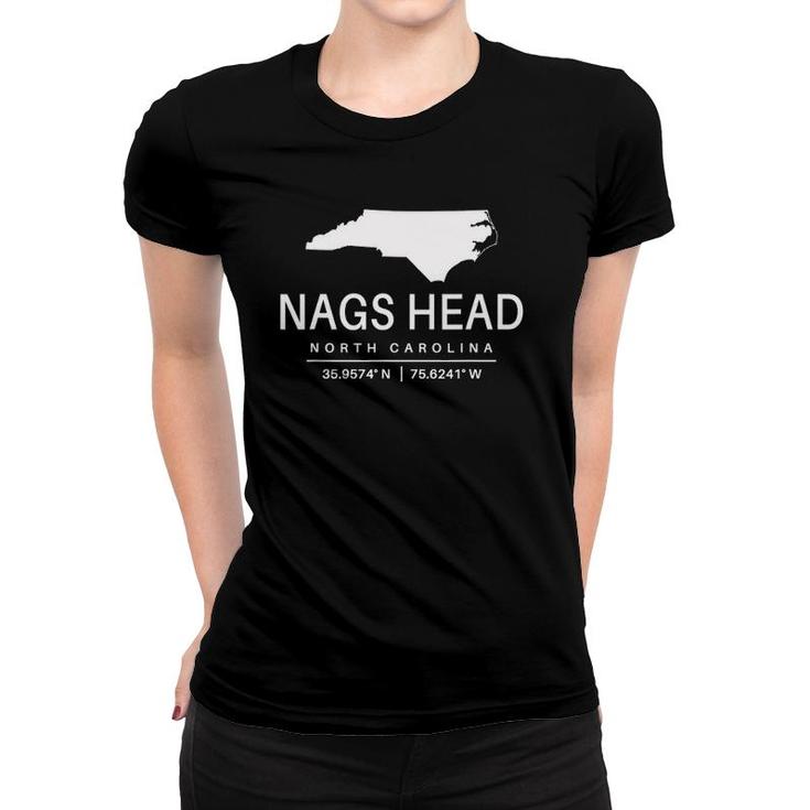 Nags Head Nc Obx Gifts Outer Banks Souvenirs Women T-shirt