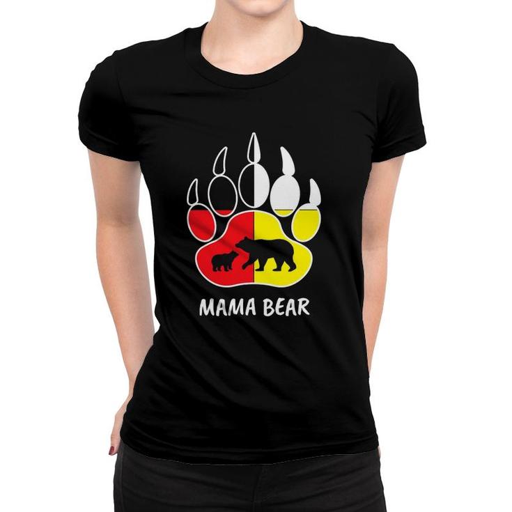 Native Mama Bear Inspired Indigenous Mama Bear Related Mother Women T-shirt