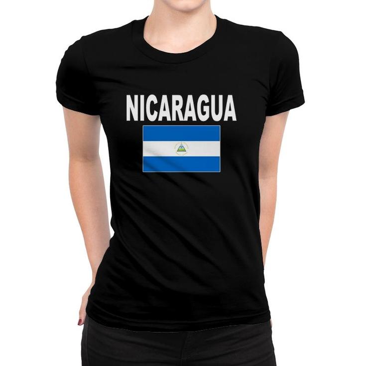 Nicaragua Flag Cool Nicaraguan Flags Jacket Gift Women T-shirt