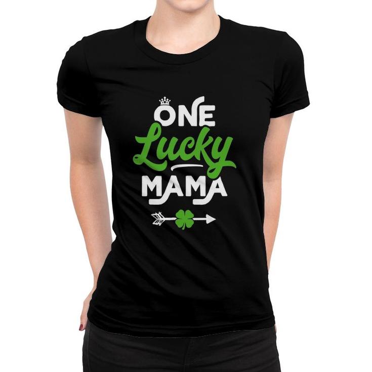 One Lucky Mama  Women Cute Pregnancy St Patrick's Day Women T-shirt