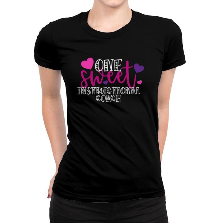 One Sweet Instructional Coach Valentine Gift For Her School Women T-shirt