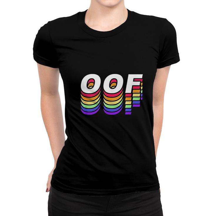 Oof Funny Meme Saying Rainbow Shirt Oof Funny Meme Saying Rainbow Shirt
