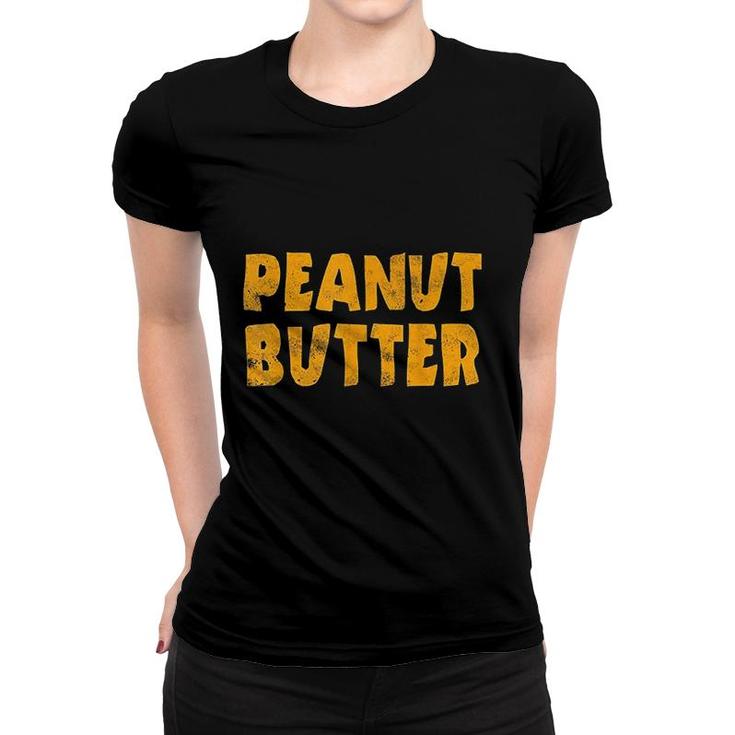 Peanut Butter Funny Matching Couples Halloween Party Costume  Women T-shirt