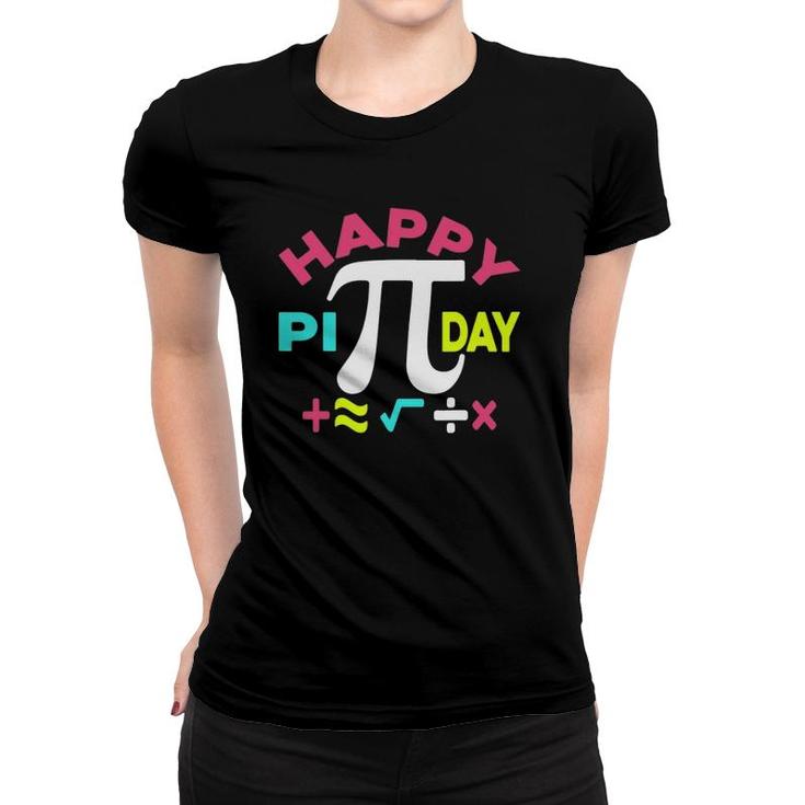 Pi Day Funny Math Number 314 Students Maths Teachers Pi Women T-shirt