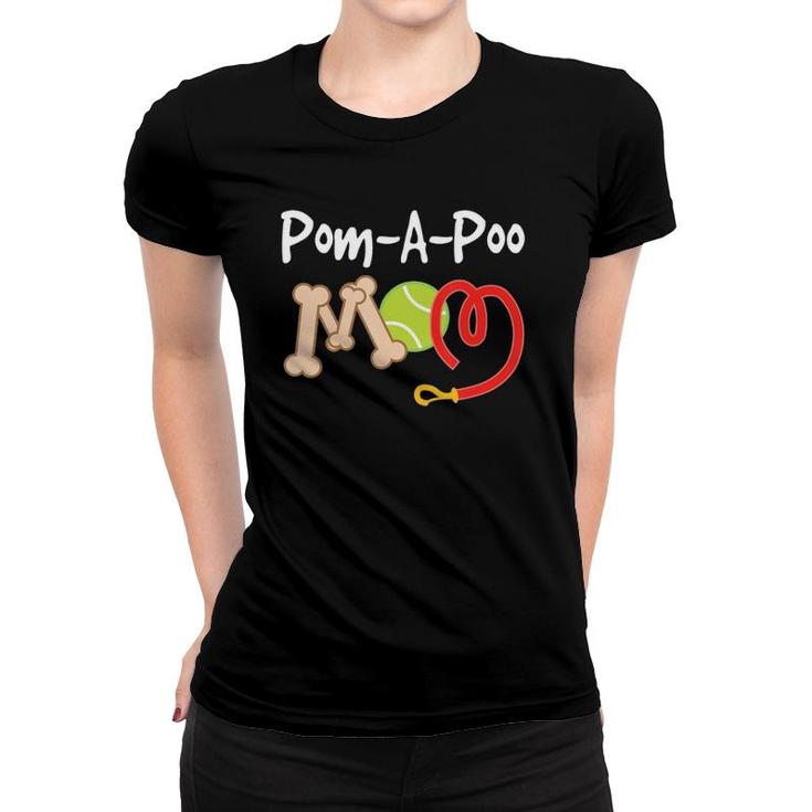 Pom-A-Poo Mom Mothers Day Pet Gift Women T-shirt