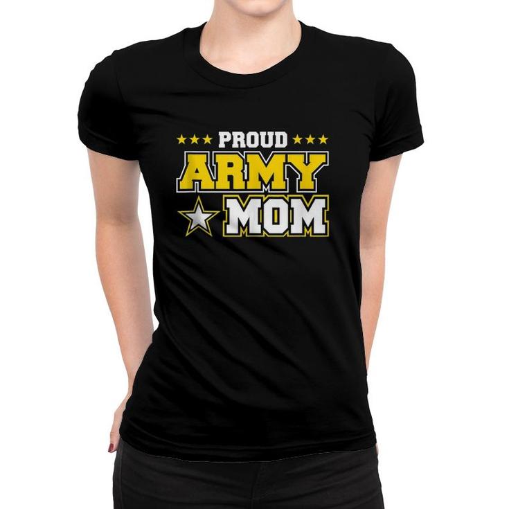 Proud Army Mom Product Us Military Mom Family  Women T-shirt