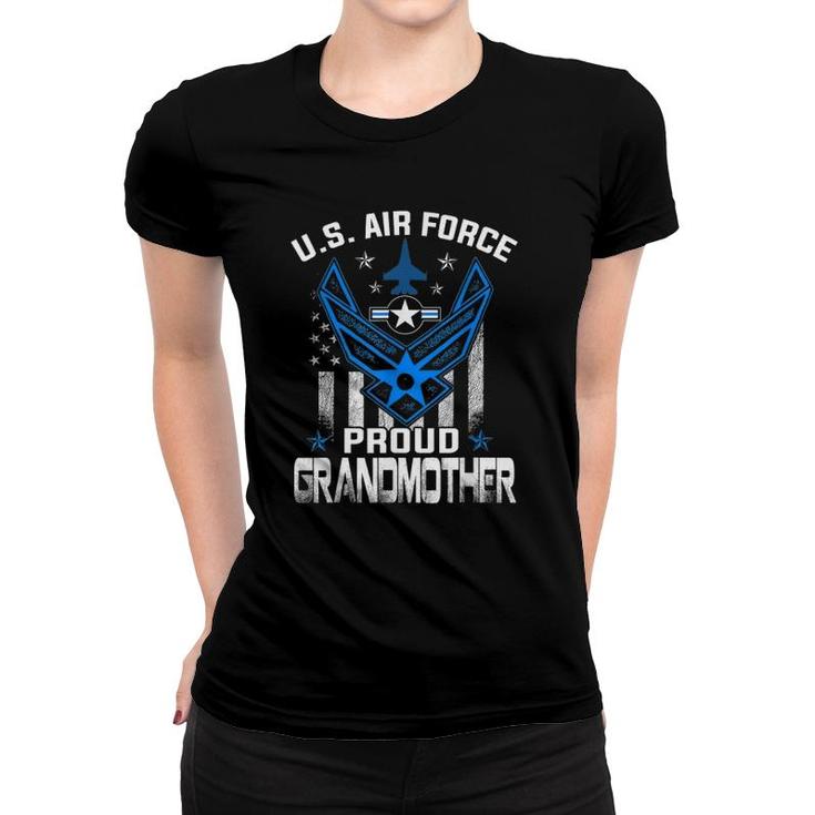 Proud Grandmother US Air Force Stars Air Force Family Women T-shirt