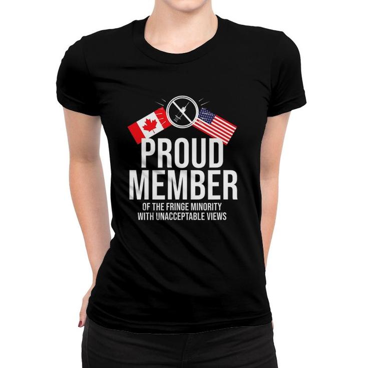 Proud Member Of Fringe Minority America And Canada Together Women T-shirt
