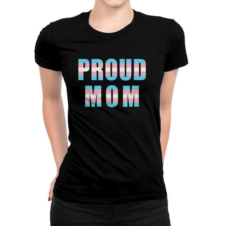Proud Mom Trans Pride Flag Mothers Lgbt Women T-shirt