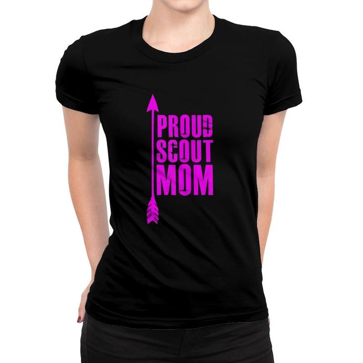 Proud Scout Mom Mother Boy Girl  Women T-shirt
