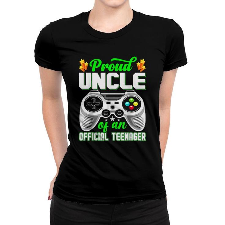 Proud Uncle Officialnager Video Game Top 13Th Birthday  Women T-shirt