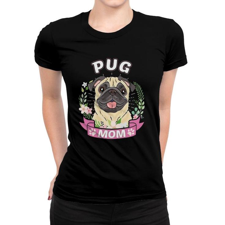 Pug Mom Mother's Day Women T-shirt